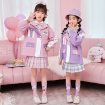 jk uniform skirt elementary school childrens genuine fall girl ik group dresses uk kardink full set childrens autumn money gk suit