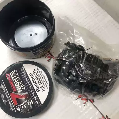 Арабский водный дым импортирован черный семь ночных сигаретных батончиков 7 ночей Topcco Black Material 200 грамм