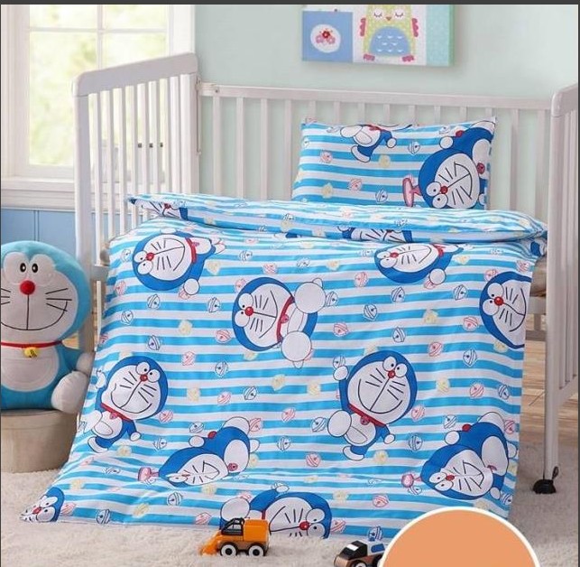 Bông trẻ em mảnh duy nhất 1.2m1.5 mét mùa hè bé bé quilt cover phim hoạt hình bông mẫu giáo quilt cover