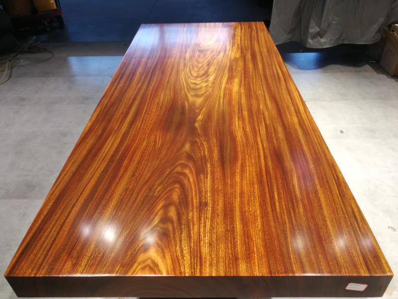 Okan Solid Wood Large Plate Log Tea Table Red Wood Table Desk Tea Table 2 m Whole Natural Side Spot Clear Barn