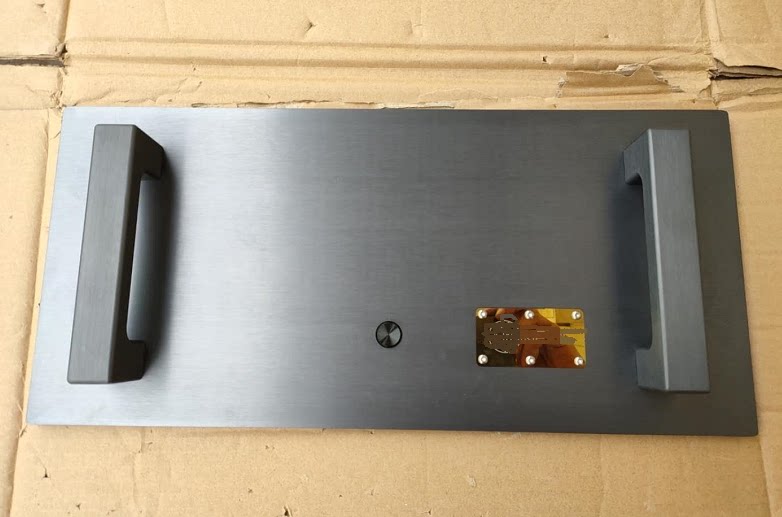 430 width 200 high KSA50 all aluminum amplifier A rear - class chassis All aluminum chassis