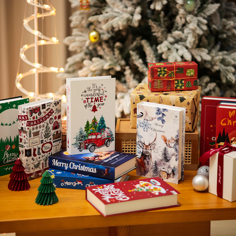 Christmas Photography Props Fake Books Decorative Books Christmas Scene Layout Artificial Books Shop Event Tabletop Decorations Christmas Photography Props Fake Books Decorative Books Christmas Scene Layout Artificial Books Shop Event Tabletop Decorations