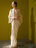 50% Lyocell 50% Ramie Stir-fried style | Three-dimensional tailoring | New Chinese dress