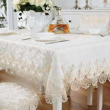 Tablecloth fabric european style rectangular household coffee table cloth tv counter cloth lace table flag dining table cloth chair cover set Tablecloth fabric european style rectangular household coffee table cloth tv counter cloth lace table flag dining table cloth chair cover set