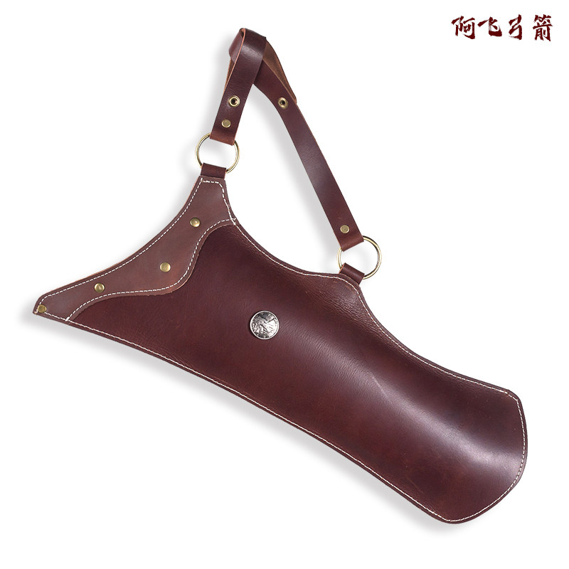 Flying AFP Arrow Arrowbag Arrowl Arrowsack Waist - mounted Coal - leather Arrowpot