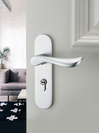 门锁室内卧室静音房门锁卫生间实木门把手磁吸家用通用型房间锁具