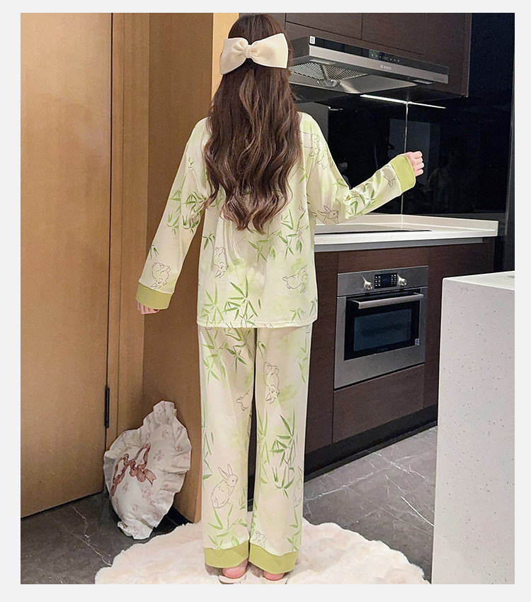 纯棉月子服秋冬产后哺乳睡衣女孕妇喂奶专用春秋产妇家居服可外穿 — 21