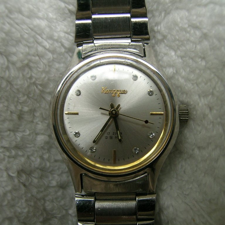 8 90s Jedi stock New Peacock plate 17 Diamond with manual mechanical meter Unified movement Old watches