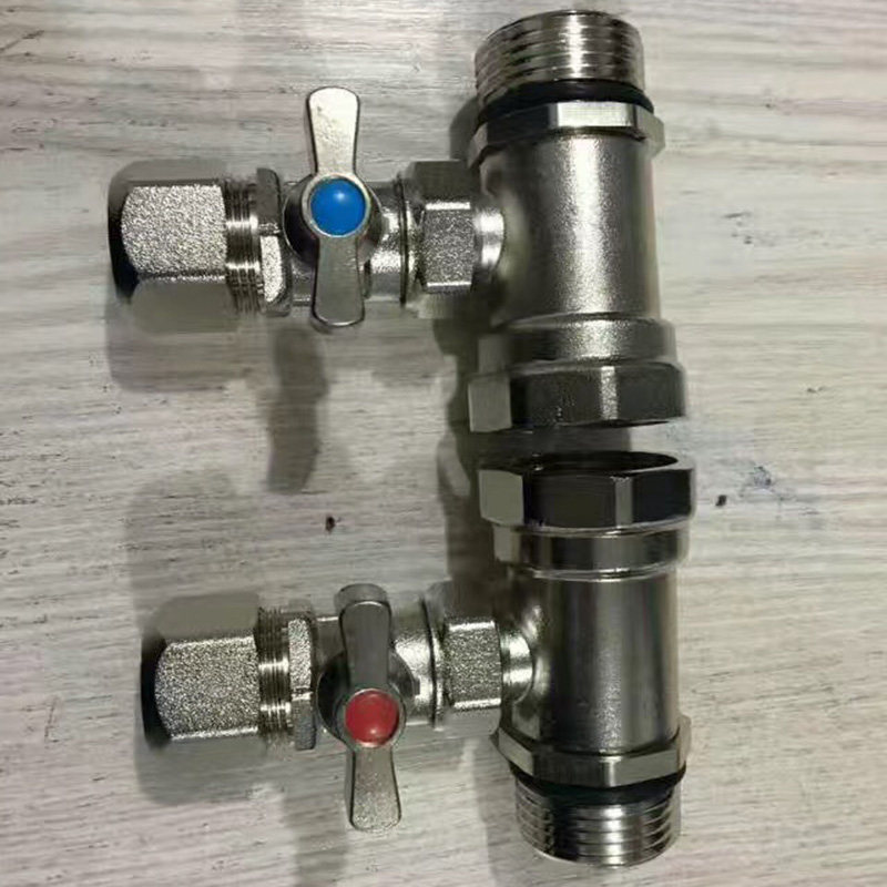 All copper sub-catchment plus all the way geothermal water divider splicing water divider accessories elbow all the way water divider