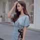 Váy công sở mới 2019 cho nữ công sở váy liền thân mùa hè phiên bản Hàn Quốc đã mỏng gói hông khí chất ol chuyên nghiệp - Sản phẩm HOT
