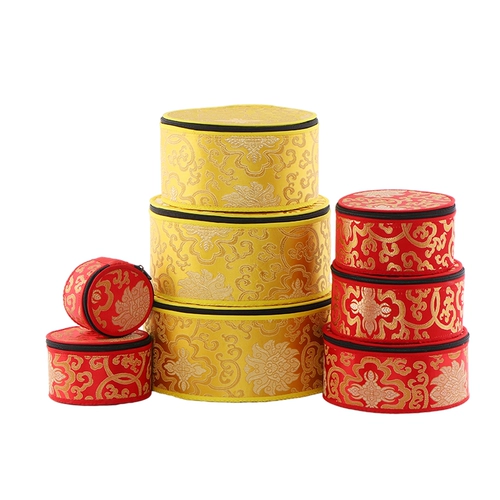 Непал ручной работы буддийская звуковая чаша упаковочная пакетная сумка звуковая чаша для полной луны чаша с пенькой подарочная коробка для сбора коробки с коллекцией сумки