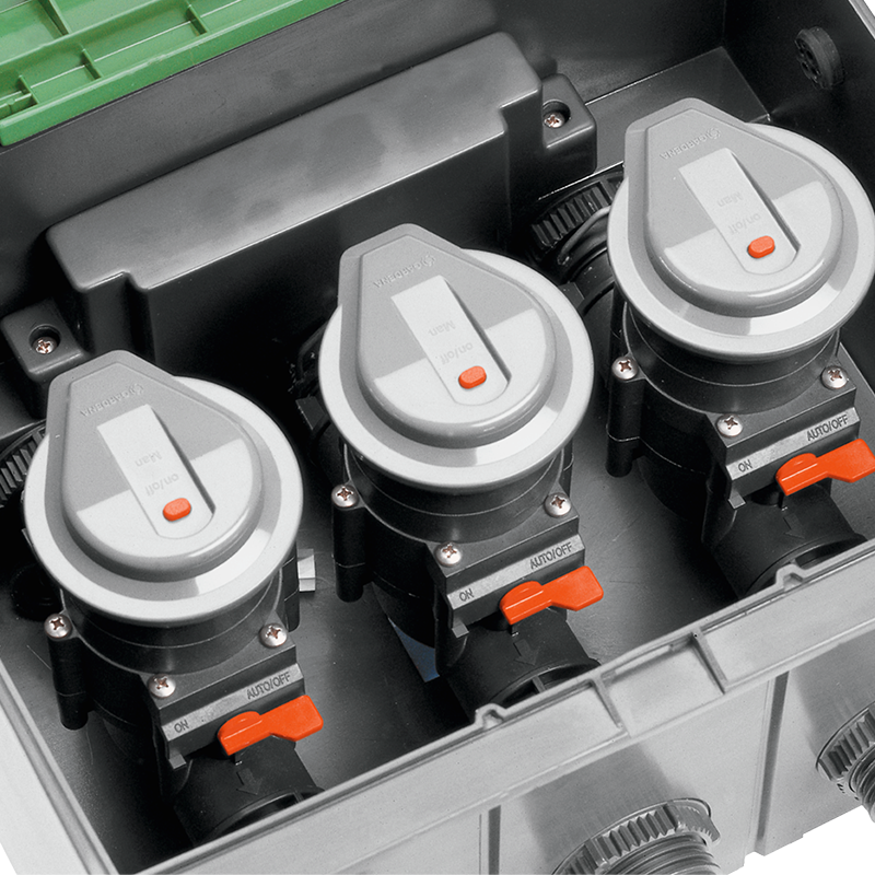 Original dress German Gardiner's buried spray irrigation system buried control valve box 1254 1255