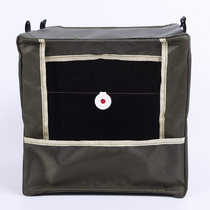 Slingshot target box Indoor thickened silencer cloth training practice target steel ball heart target bullseye folding target