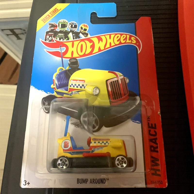 Hotwheels Bumper Car Yellow Bump Around Classic Original Rare 2013 Edition