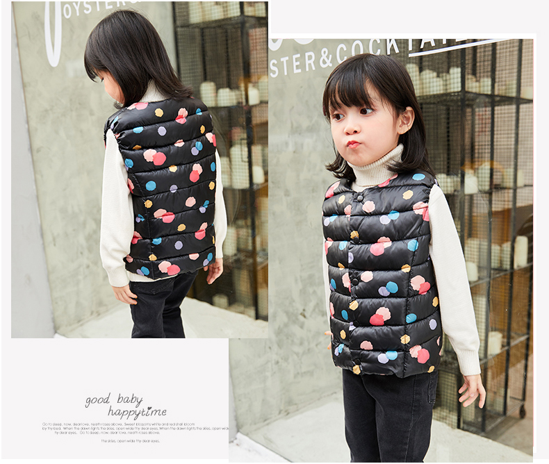 Áo vest trẻ em cho bé trai và bé gái mùa đông dày xuống áo vest bé vest ấm cho bé - Áo ghi lê quần áo trẻ em 10 tuổi