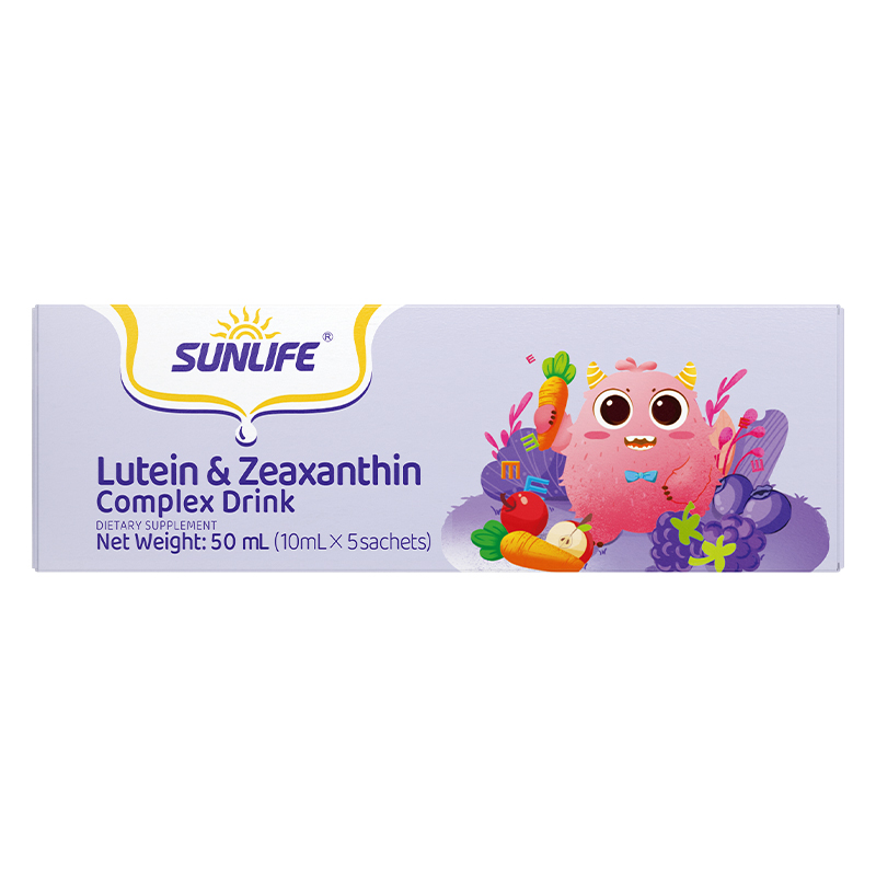 sunlife生命阳光叶黄素儿童婴幼儿宝宝专用液体护眼补脑DHA非软糖