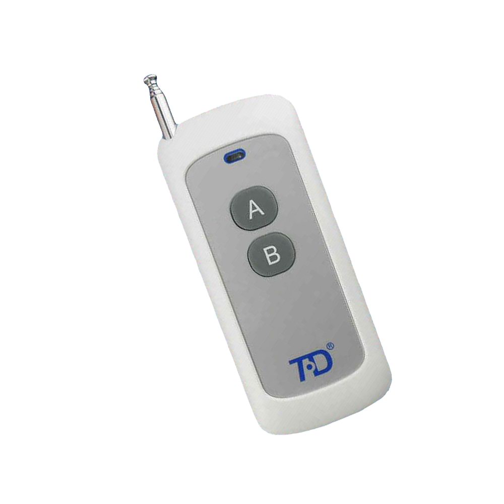 Tuanda 2 key remote control large button 315M Long distance medium power remote equipped with base