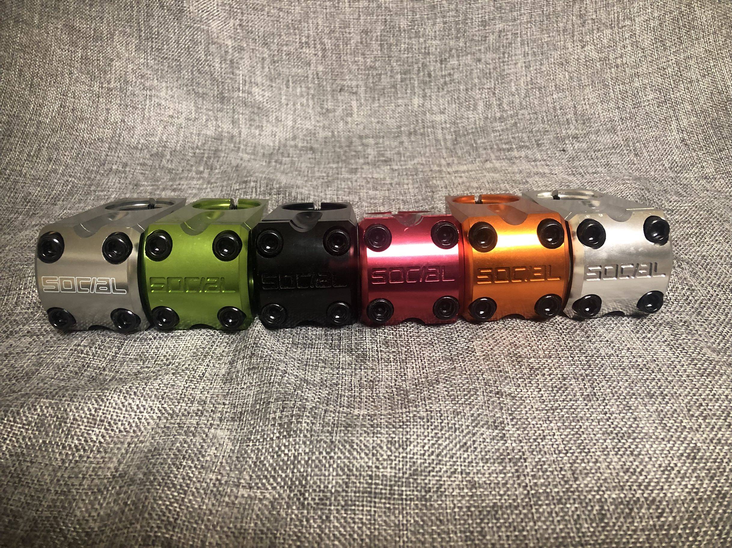 British brand SOCIAL bikeco bmx front cover CNC heat treatment handle stand special offer