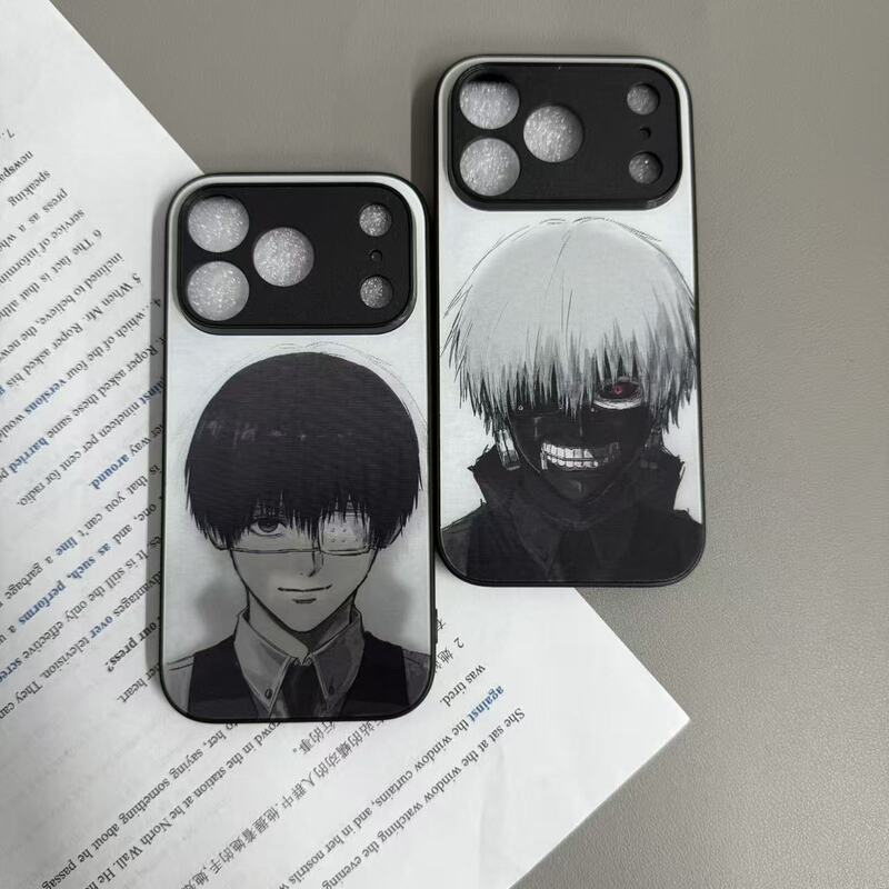 Kinmu Yan Dynamic Grating Phone Case Giant Anime Peripheral Grating Case Compatible with Apple, Huawei, Xiaomi, Iqoo Kinmu Yan Dynamic Grating Phone Case Giant Anime Peripheral Grating Case Compatible with Apple, Huawei, Xiaomi, Iqoo