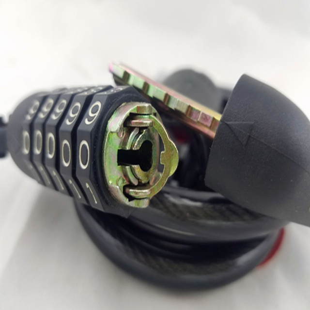 Neutral Five-Digit Password Lock with Lock Seat, All-Metal Lock Cylinder, Mountain Bike Bicycle Cable Lock, Bar Lock Neutral Five-Digit Password Lock with Lock Seat, All-Metal Lock Cylinder, Mountain Bike Bicycle Cable Lock, Bar Lock