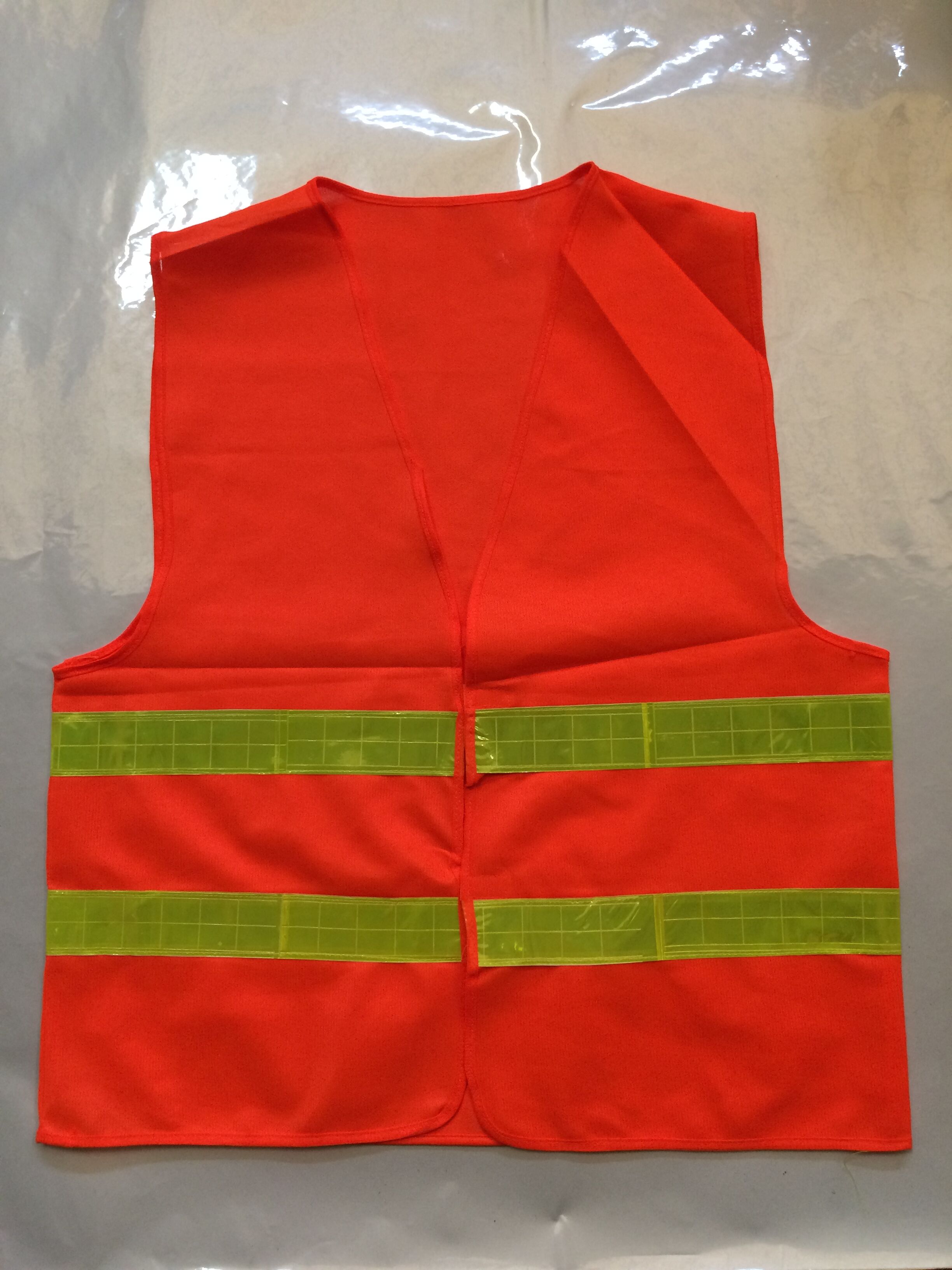 8 pieces cloth red vest warning vest reflective clothing construction reflective vest can print reflective