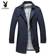Playboy nam áo gió mùa xuân và mùa thu Hàn Quốc của áo khoác đơn ngực kinh doanh áo sơ mi giản dị thời trang áo dài