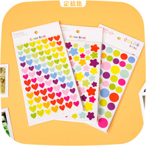 Growth manual diy photo album sticker accessories material tools Joker colorful rainbow series decorative stickers