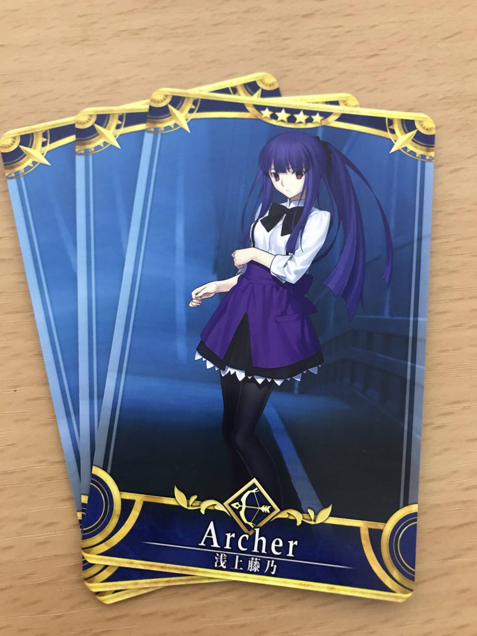 Fgo街機卡牌 淺上藤乃街機實體卡 可插街機 英靈藤乃卡牌