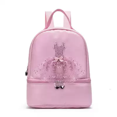 Dance bag new children's girls ballet Latin dance bag shoulder school bag backpack props supplies cute performance