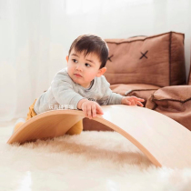 Seesaw Childrens Indoor Balance Board Home Balance Beam Sensory Training Smart Board Multifunctional Curved Board Toy