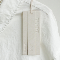 High-end womens hangtag custom clothing store tag design custom clothes trademark price sign custom-made mens tag
