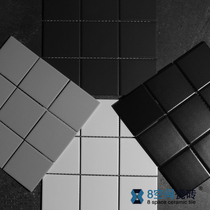 Nordic minimalist style black and white gray mosaic tile 300300 Kitchen bathroom balcony wall tile 100100