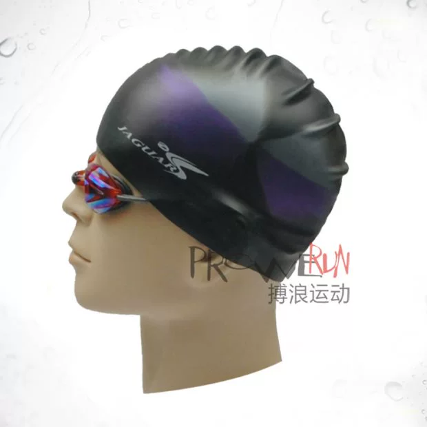 Mũ bơi silicon Jiejia đặc biệt cung cấp Mũ bơi hạt màu chính hãng Màu sắc nắp nhỏ kháng siêu nhỏ nhiều màu mũ bơi