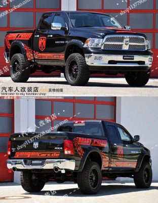 Raptor F-150 Decals, Great Wall Wingle 5 Car Stickers, Yuhu Dodge Ram Pickup Truck Decals, Tundra Personalized Decals