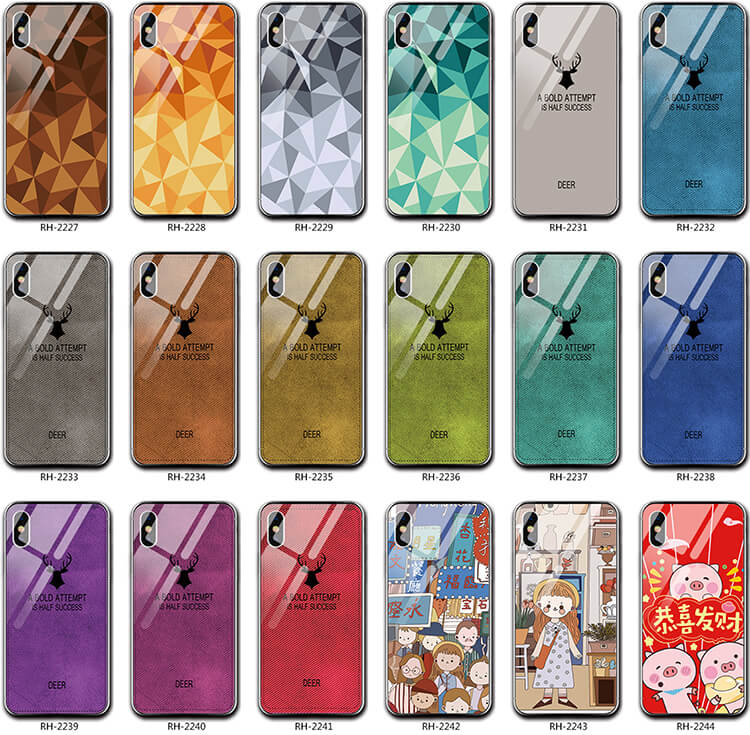 現貨來圖客製化 麋鹿玻璃殼 三星 Samsung note 10 lite A71 A51 A9 A20 手機套 保護殼