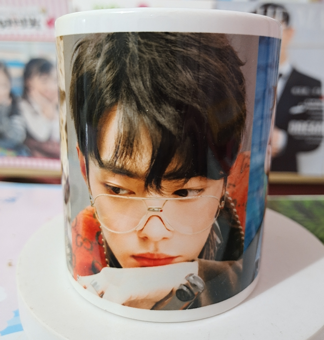 Battle-fighting custom ceramic water glass lovers Mark cup discoloration cup DIY Mark cup can come to Tu-Taobao