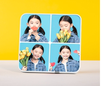 Custom photo frame table creative holiday gift printing photo wedding photo baby photo frame 12 inch table