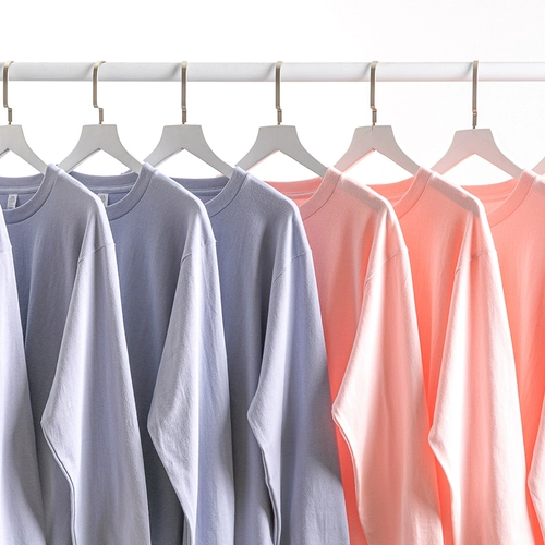 Зимний свежий хлопковый лонгслив, модная приятная телу футболка, свободный крой