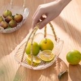 Японская стиль стеклянная бамбуковая виноградная корзина Fresh Creative Coffure Coffee Room Snack Set Set ins