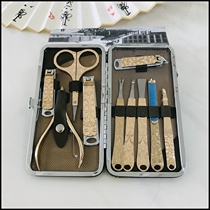 Beauty nail eagle mouth stainless steel adult nail clamp cutter cutter household tool 10 piece suit general purpose