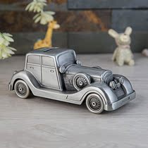 Creative Metal Crafts Children Gifts European style retro-old car savings savings tank home decoration parts