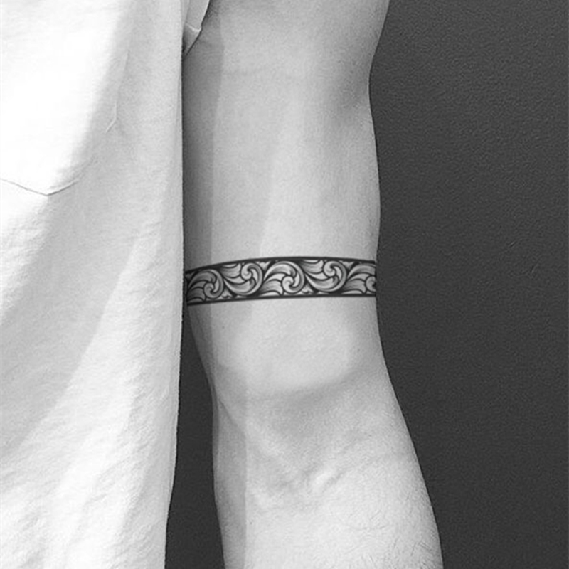 Armband Tattoo | Ring Tattoo on Forearm - YouTube