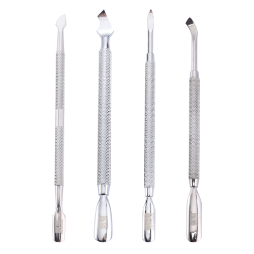 Отшелушивающий набор маникюрных инструментов для маникюра для ногтей из нержавеющей стали, полный комплект