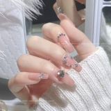 Блестки для ногтей для маникюра, прозрачный серебряный алмаз со стразами для ногтей, аксессуар, легкий роскошный стиль