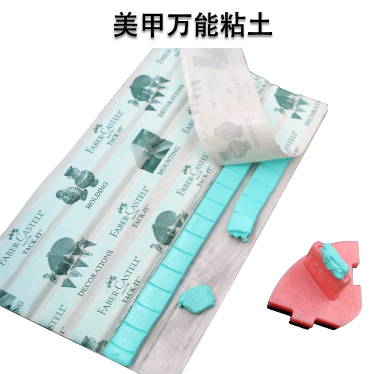 Nail Clay Công cụ làm móng dính Một mảnh thẻ màu cố định Keo dính nhựa dẻo Không dính thẻ màu - Công cụ Nail