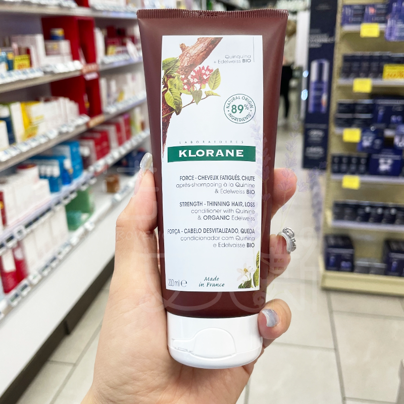 Tax-included new version of Klorane Korolan Kang such as cinchona conditioner anti-hair loss conditioner 200ml moisturizing and smooth
