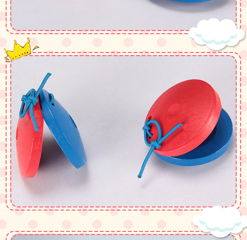 Le charm gỗ tròn bảng nhảy giáo dục sớm âm nhạc đồ chơi trẻ em bộ gõ nhạc cụ nhảy ban chuyên nghiệp - Đồ chơi nhạc cụ cho trẻ em bộ trống đồ chơi jazz drum