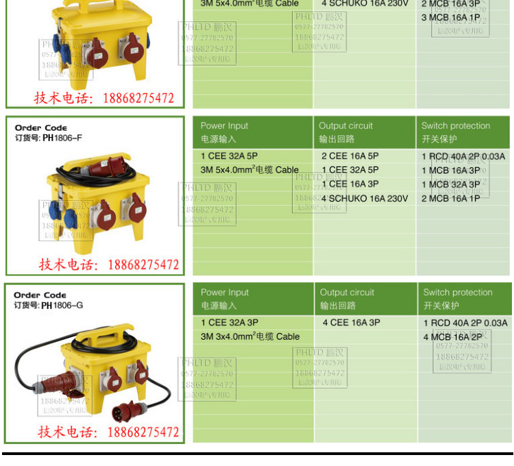 户外工业防水组合开关插座箱移动手提照明配电箱便携式电源检修箱4 插座箱,移动手提照明配电箱,户外工业防水组合开关插座箱,配电箱,便携式电源检修箱