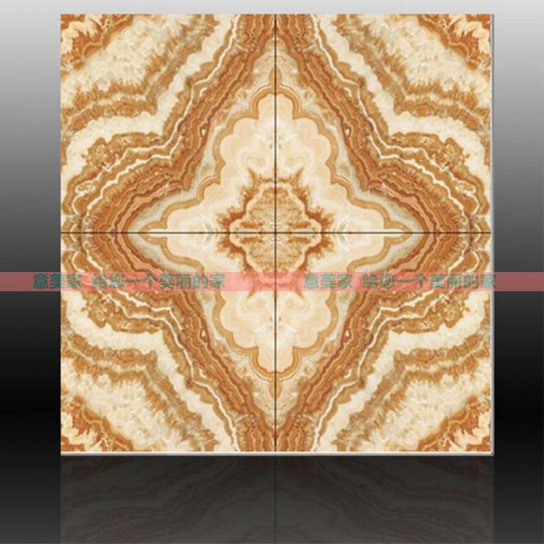 Living room parquet floor tile TV background wall tile full cast glazed parquet 800*800 hotel KTV parquet floor tile