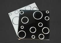 Simple toilet tile gold plated throwaway brick 300 TV background wall kitchen tile balcony non-slip 3d floor tile